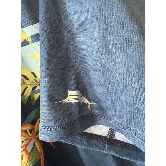 Tommy Bahama Men's IslandZone Blue With Graphic Print Polo Shirt Size Medium - Picture 5 of 5
